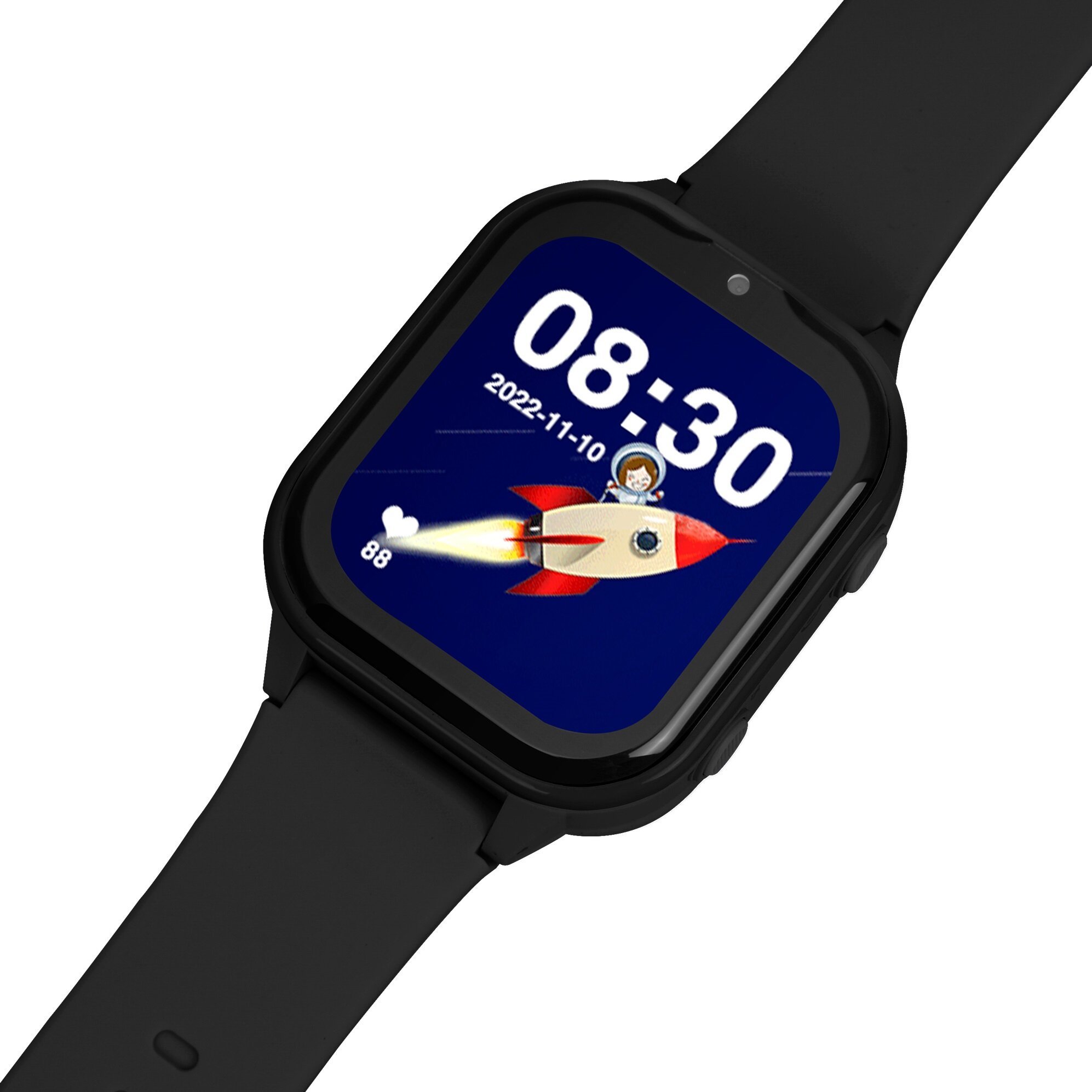 Ora inteligjente për fëmijë Garett Kids Sun Ultra 4G, 1.85", GPS, e zezë