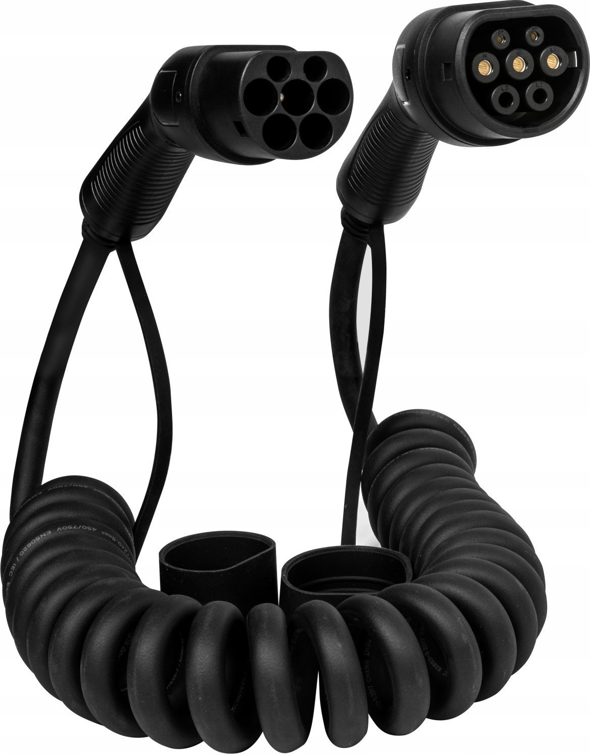 Kabllo karikimi për vetura elektrike Defenzo Spiro AC22, Type 2, 22kW, 5m