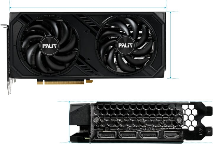 Kartelë grafike Palit GeForce RTX 4070 SUPER Dual 12GB GDDR6X