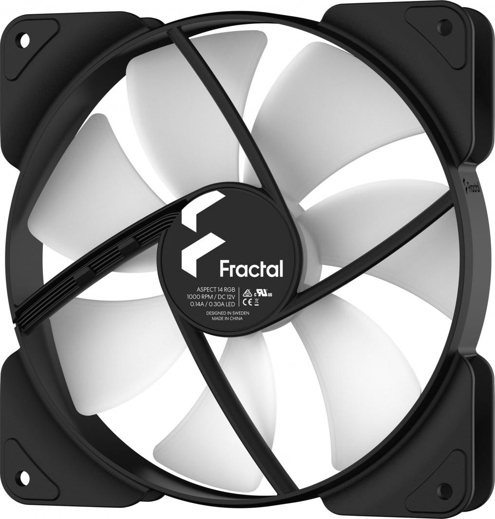 Ftohës Fractal Design Aspect PWM, 140 mm, i zi