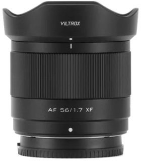 Objektiv Viltrox AF 56mm f/1.7 XF, për Fujifilm X, i zi