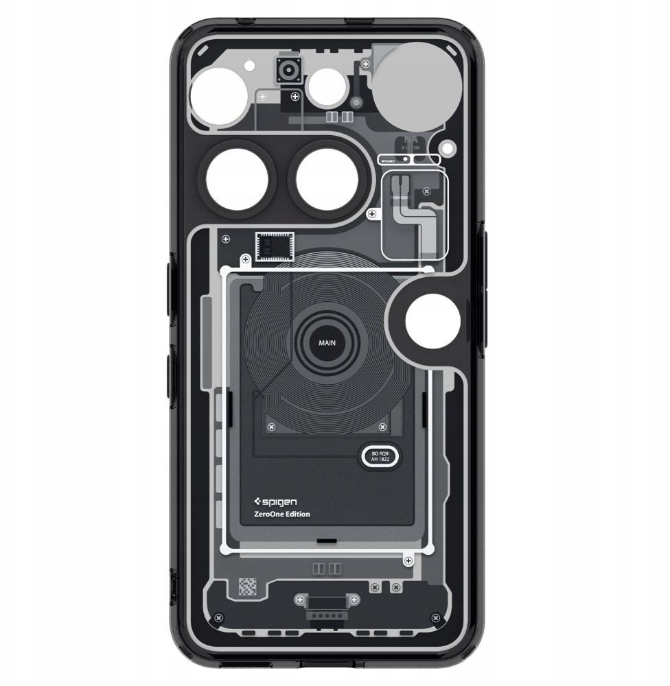 Mbulesë telefoni Spigen Ultra Hybrid Zero One, për Nothing Phone 3a, transparente