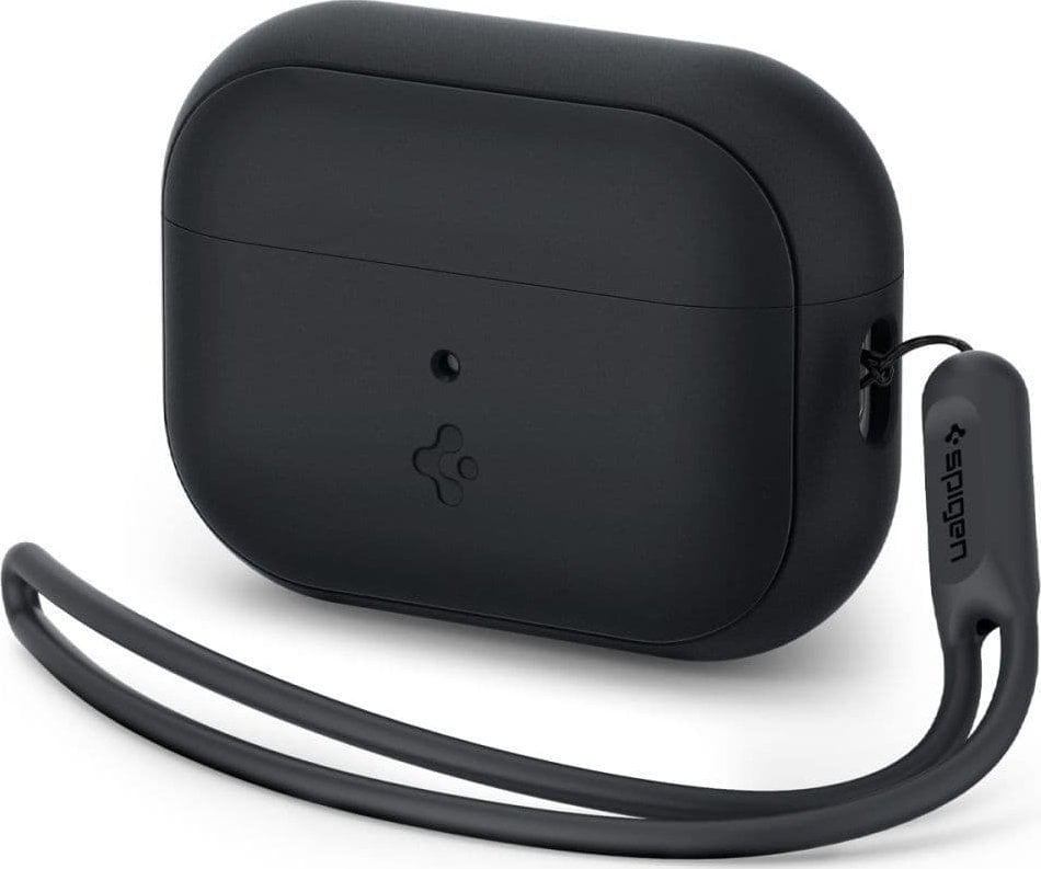 Mbulesë mbrojtëse Spigen Protective Case për AirPods Pro 2, silikon, me rrip, e zezë