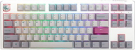 Tastierë gaming Ducky One 3 TKL Mist Grey, mekanike Cherry MX Blue, RGB, gri