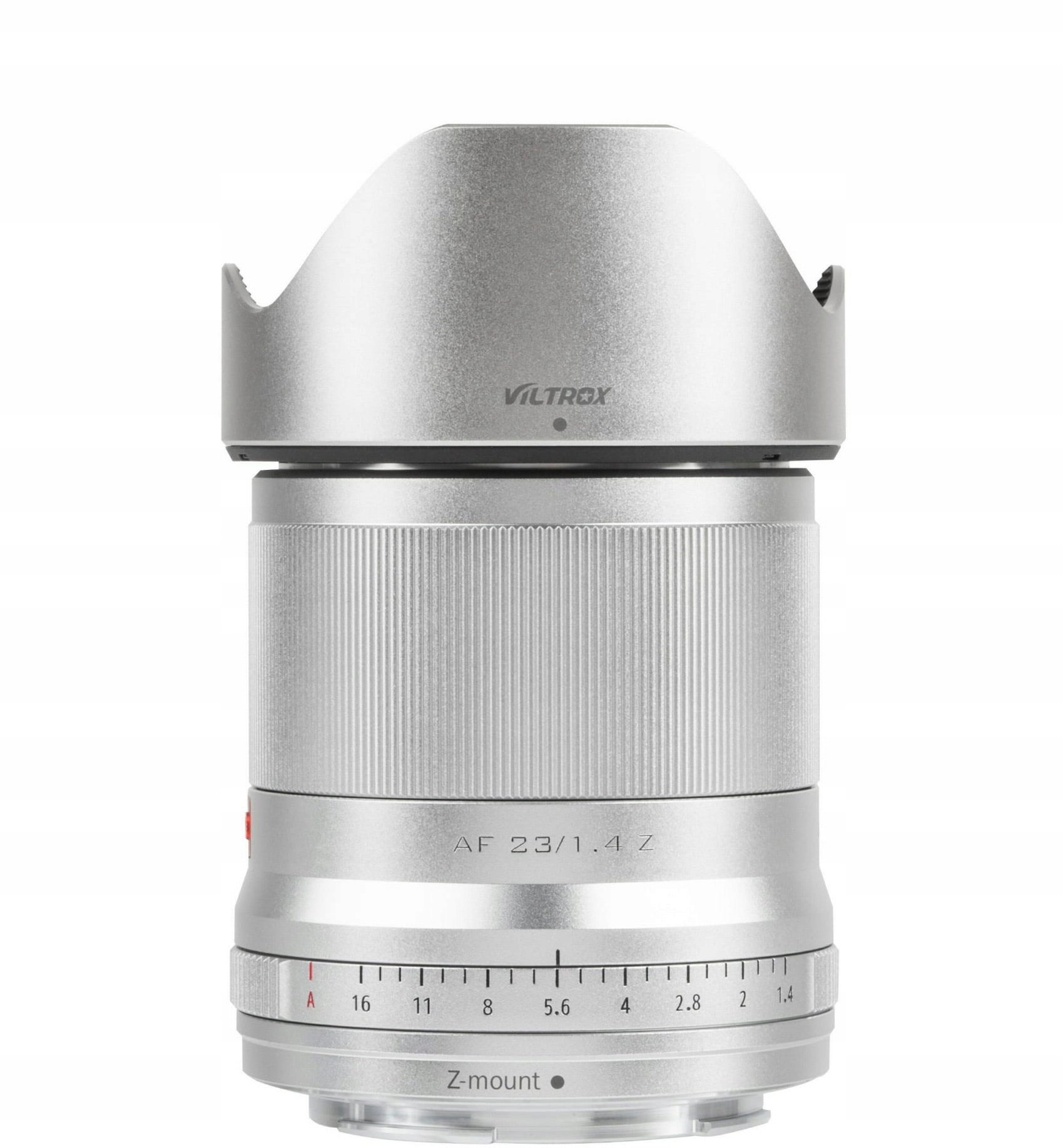 Објектив Viltrox AF 23mm F1.4 Z, за Nikon Z, автофокус STM, сребрен