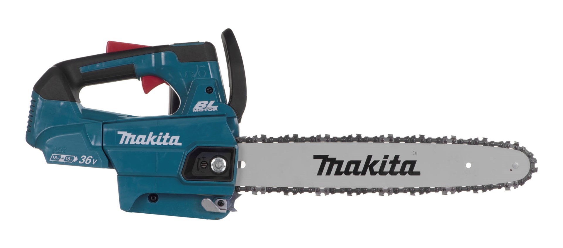 Sharrë me zinxhir Makita DUC356ZB, 2 x 18V, shufër 35 cm, blu e zezë