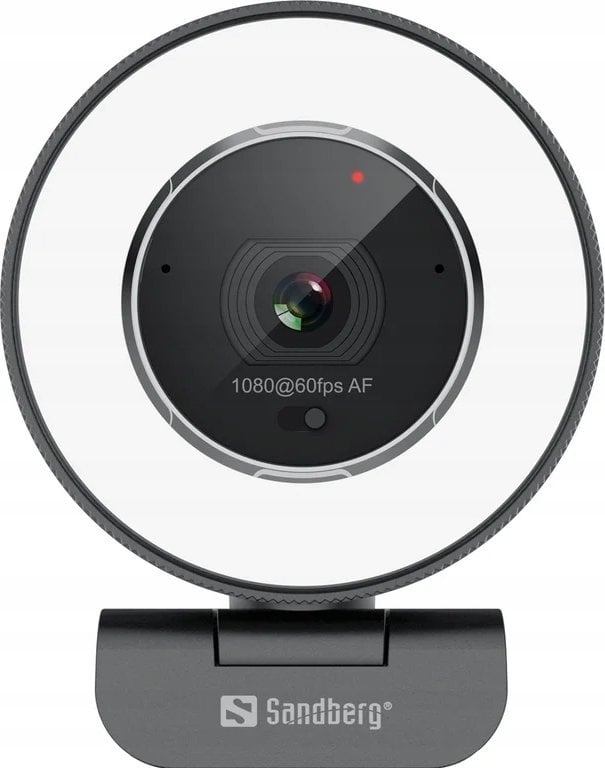 Kamerë web Sandberg Streamer USB Webcam Pro Elite, Full HD, unazë drite, e zezë