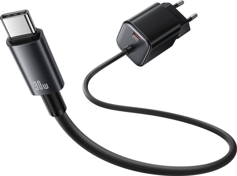 Karikues muri Usams JC Series CC264, 30W GaN, 2xUSB-C, i zi