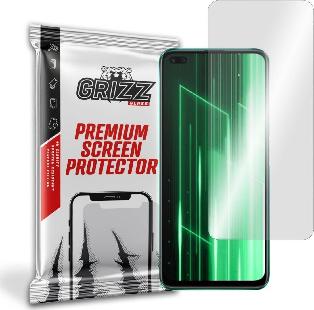 Xham mbrojtës hibrid GrizzGlass për Realme X50 5G, transparencë e lartë, oleofobik