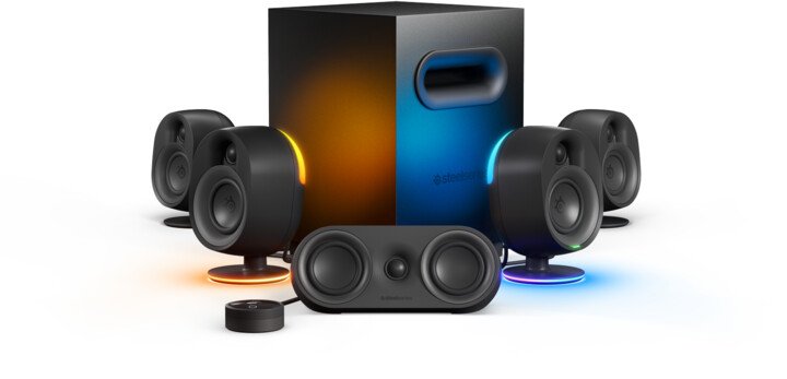 Altoparlantë SteelSeries Arena 9, 5.1, të zi