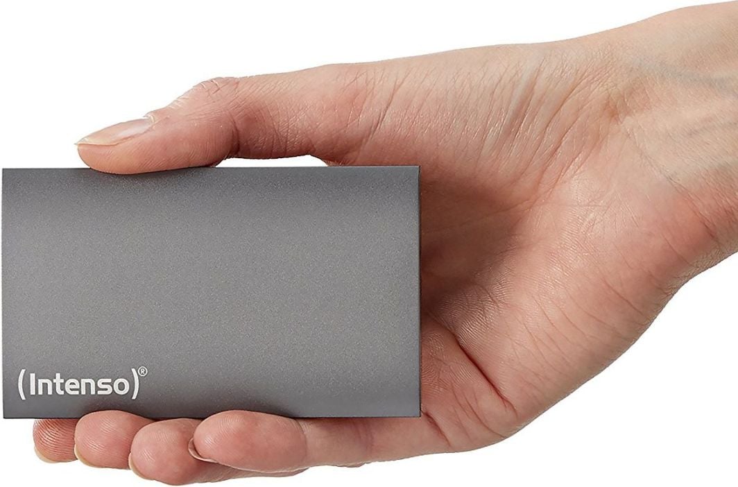 Disk i jashtëm SSD Intenso Portable Premium Edition, 512GB, 1.8", i hirtë