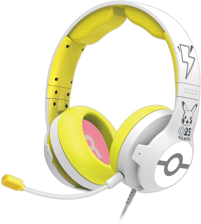 Kufje HORI Pikachu POP, të bardha / verdha