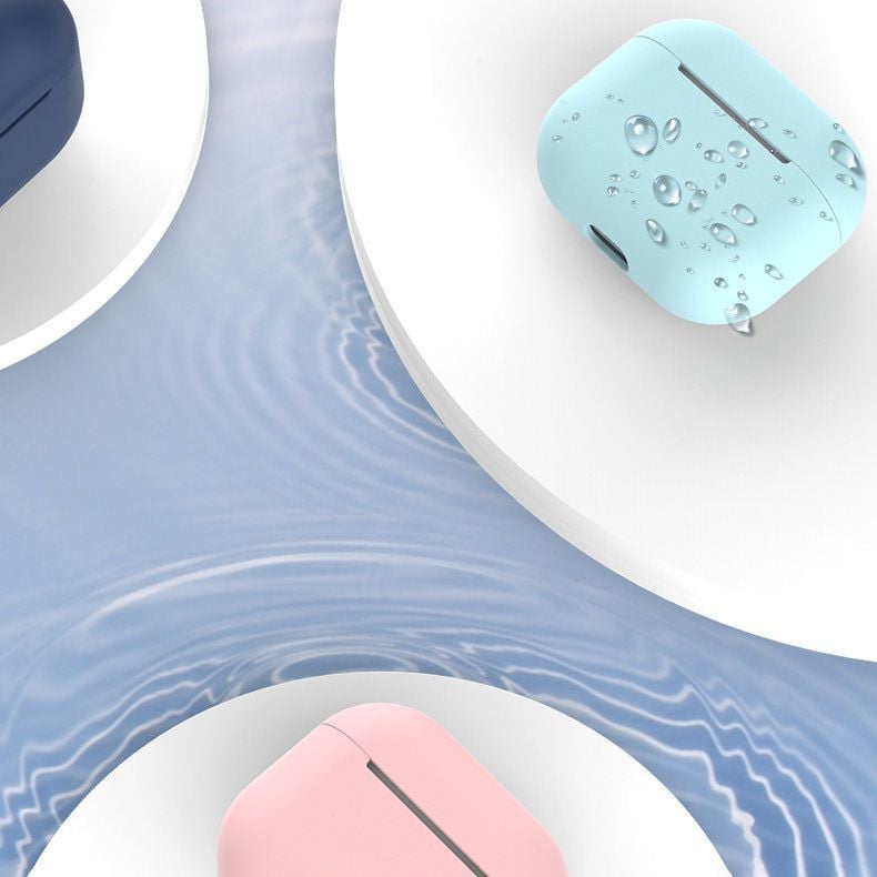 Mbulesë mbrojtëse Hurtel Case C për AirPods Pro, silikon, rozë