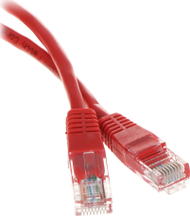 Мрежен кабел Conotech Patchcord RJ45, UTP Cat 5e 1m, црвен