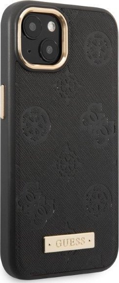 Futlle telefon Guess GUHMP13MSAPSTK, për iPhone 13 6.1", MagSafe, e zezë