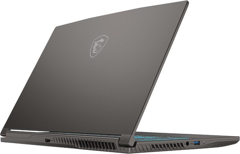 Laptop MSI Thin 15 B12UCX-1818XPL, 15", Intel Core i5-12450H, 16GB RAM, 512GB SSD, NVIDIA GeForce RTX 2050, i hirtë i errët