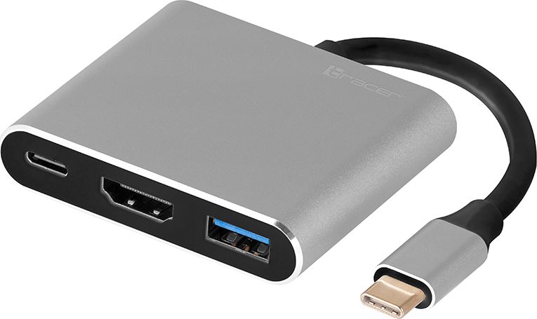 Docking station Tracer A-1, USB-C, HDMI, gri