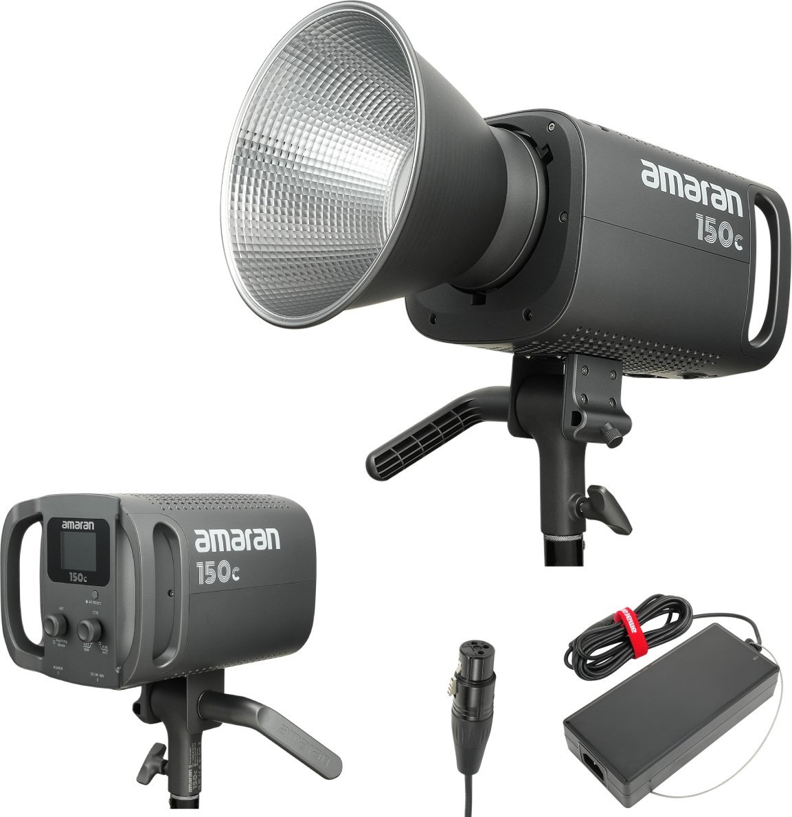 Dritë LED Aputure 150c, EU Version, gri