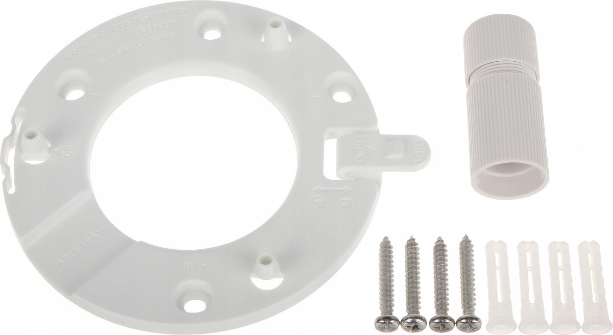 IP куполна камера Дахуа IPC-HDW1439V-A-IL, 4 Mpx, леќа 2.8mm, бела