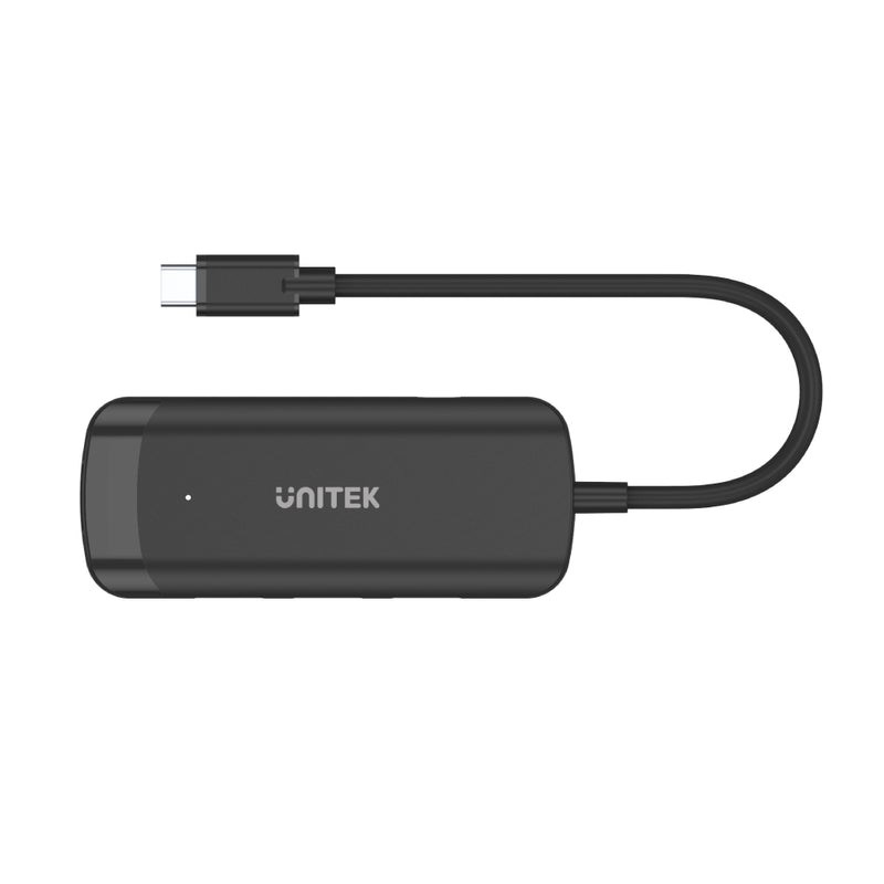 USB Hub Unitek H1110A, 3xUSB-A 5Gbps, RJ45 1Gb, USB-C, e zezë