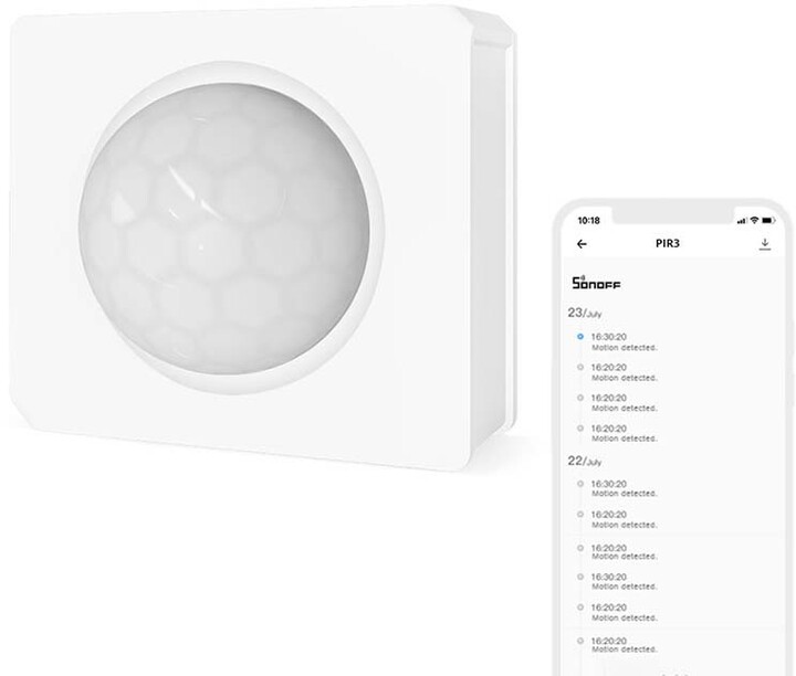 Sensor i lëvizjes Sonoff PIR3-RF
