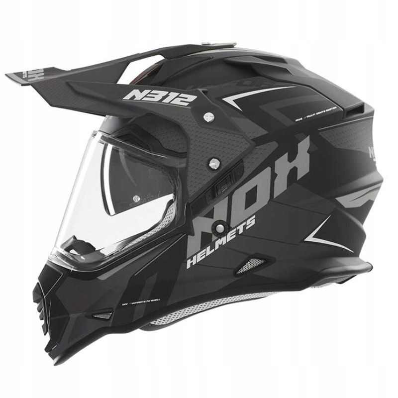 Helmetë motoçiklete Nox N312 Vapor, për të rritur, sport
