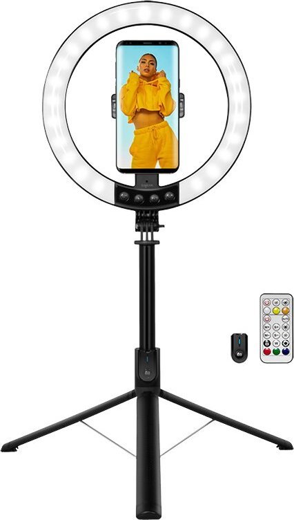 Selfie stick me ring light LogiLink DM, 20cm, LED, i zi