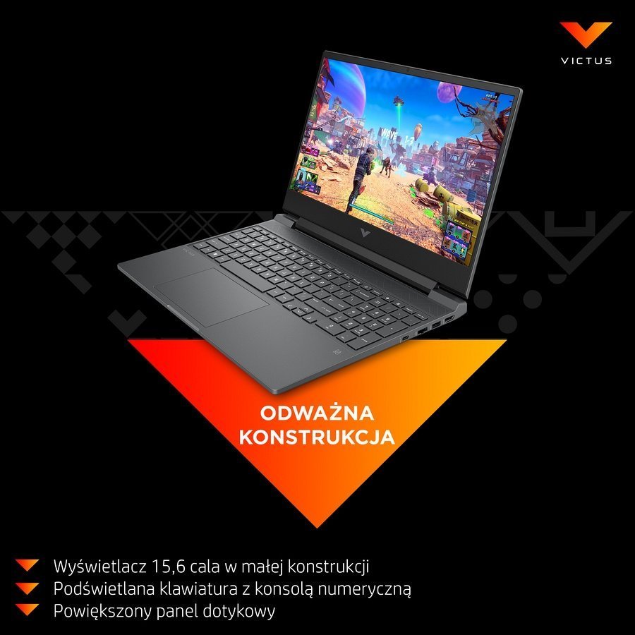 Laptop HP Victus Gaming 15, 15", AMD Ryzen 5 5600H, 16GB RAM, 512GB SSD, Nvidia RTX 3050 4GB