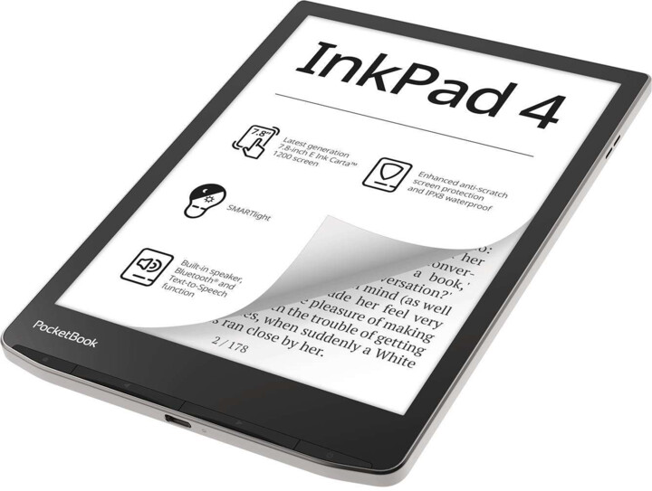 Lexues e-book PocketBook 740 Inkpad 4, Stardust Silver