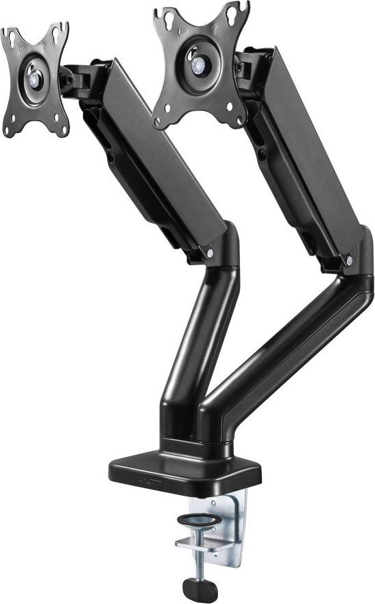 Mbajtëse tavoline për 2 monitorë Techly ICA-LCD 462B, 17"-32", e zezë