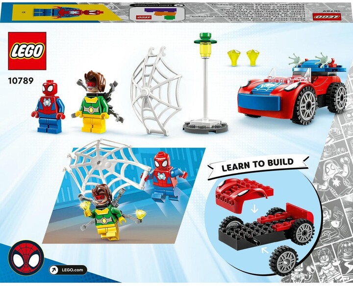 Set LEGO® Marvel 10789 Spider-Man in a car and Doc Ock, 48 pjesë