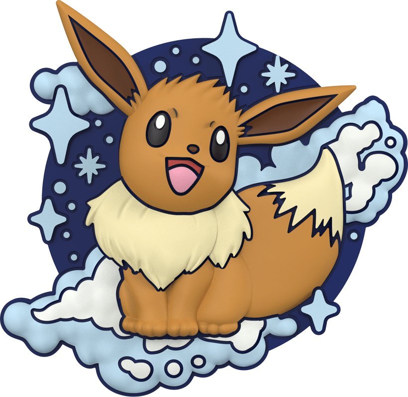 PopGrip PopSockets Pokémon Eevee PopOut, mbajtëse telefoni, dizajn 3D, kafe