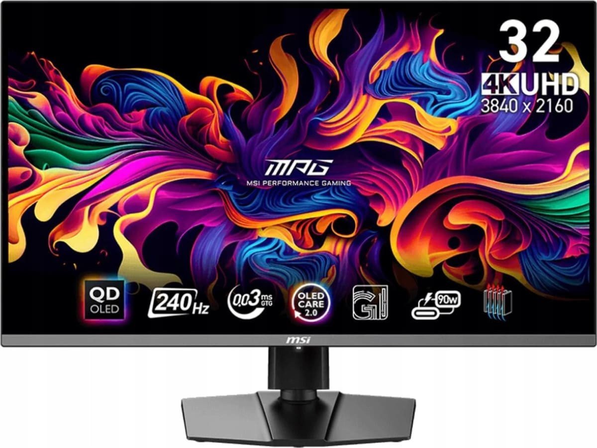 Monitor gaming MSI MPG 321URXDE QD OLED, 31.5", 4K, 240Hz, i zi