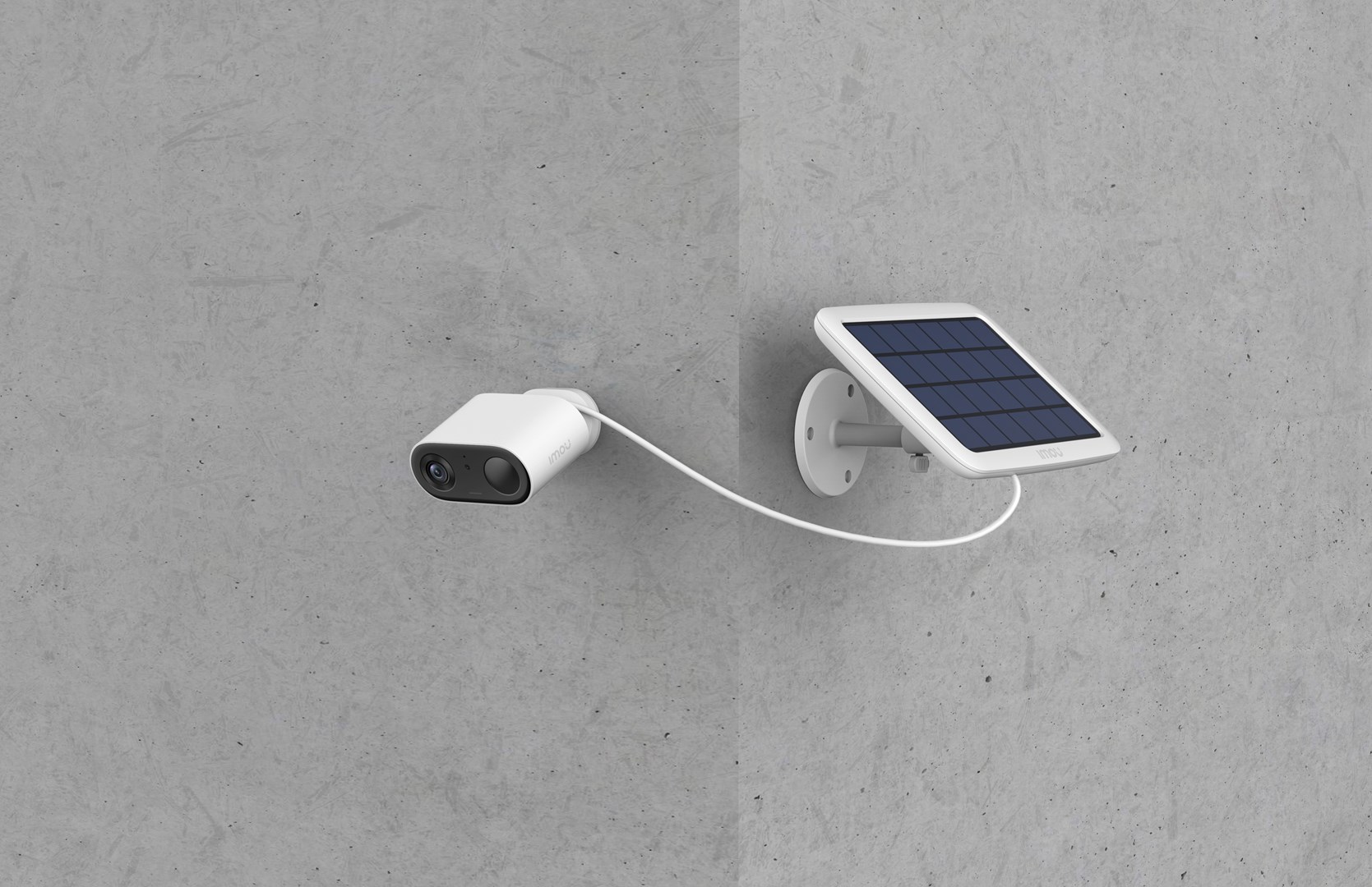 Kamerë IMOU Cell Go 3MP me panel diellor, e zezë/e bardhë