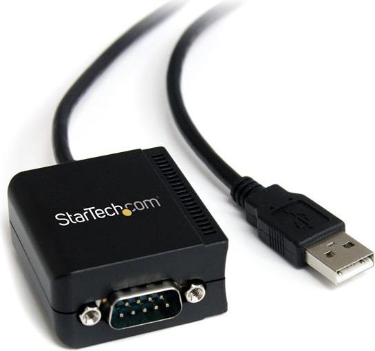 Kabllo StarTech USB A - DB9 ICUSB2321FIS, 2.5m, e zezë