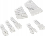Set zgjatues kabllosh Kolink Core Adept, braided, 35cm, i bardhë