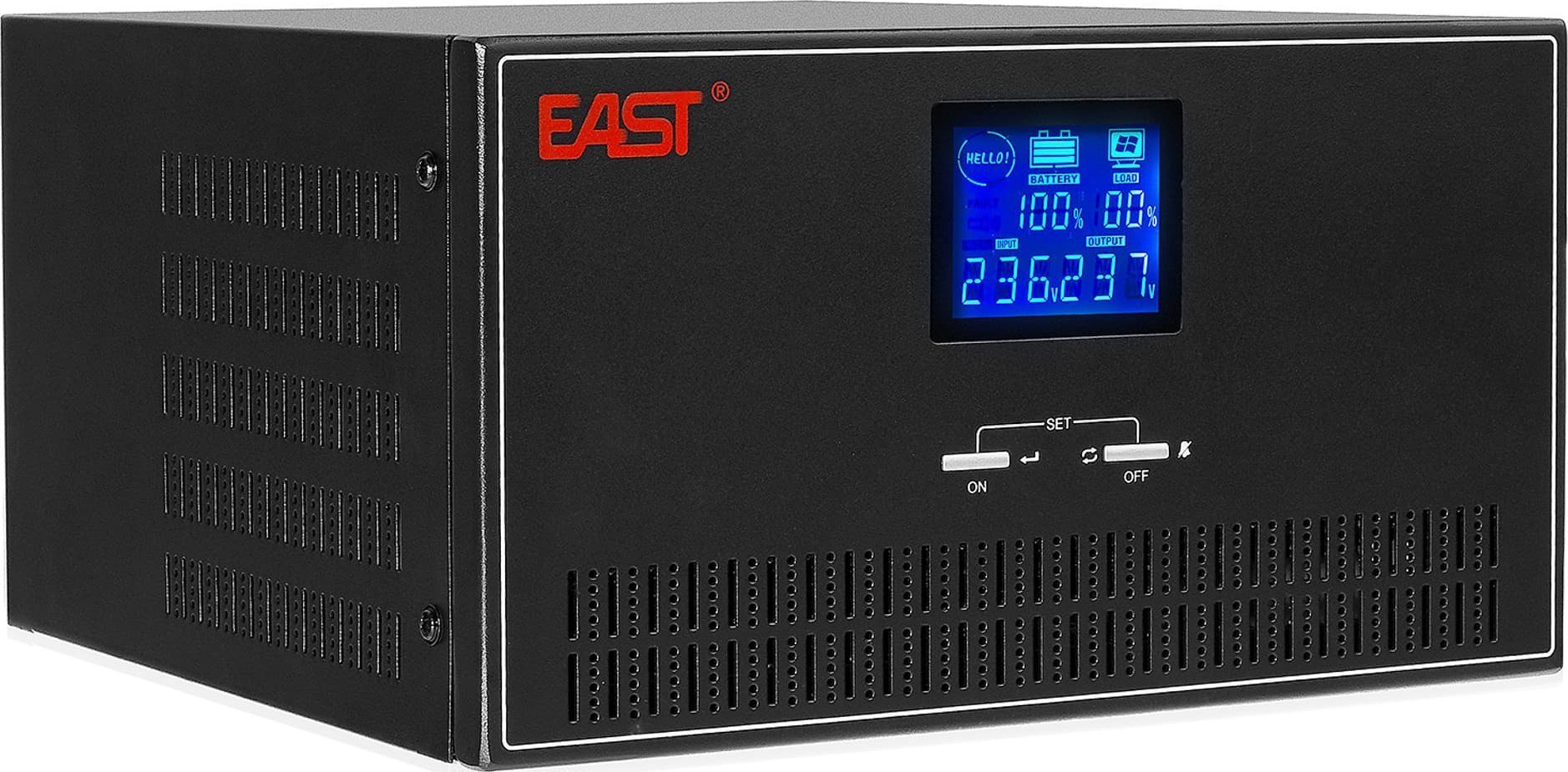 Inverter EAST INV1000, 1000W, 12V, me ekran LCD