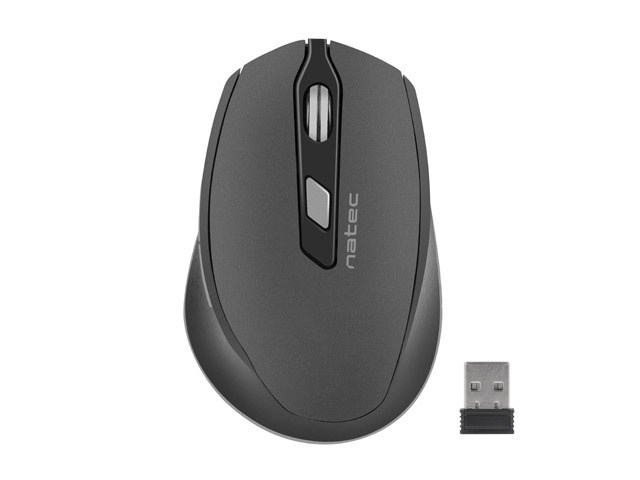 Maus Natec Siskin, USB 2.0, i zi / i hirtë