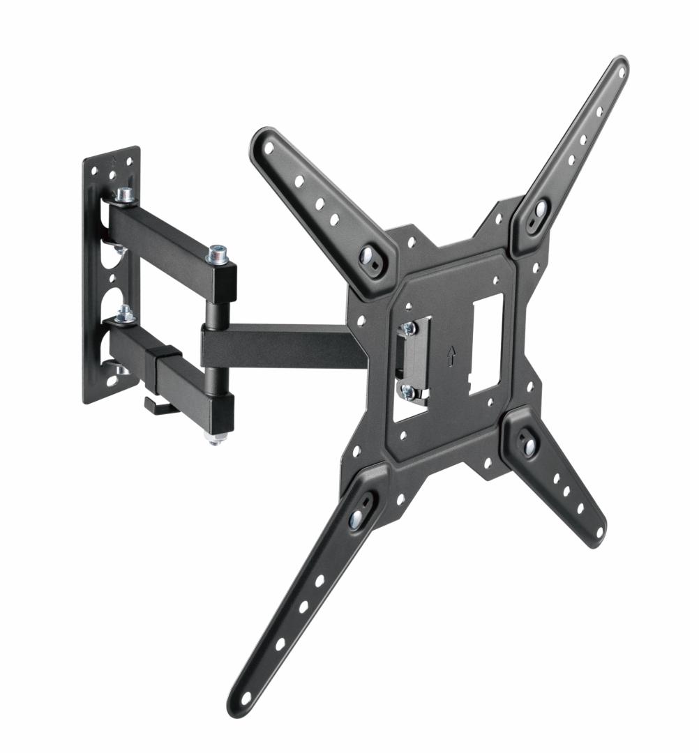 Mbajtëse muri për TV Serioux TV68-443, 23-55", 30kg, e zezë