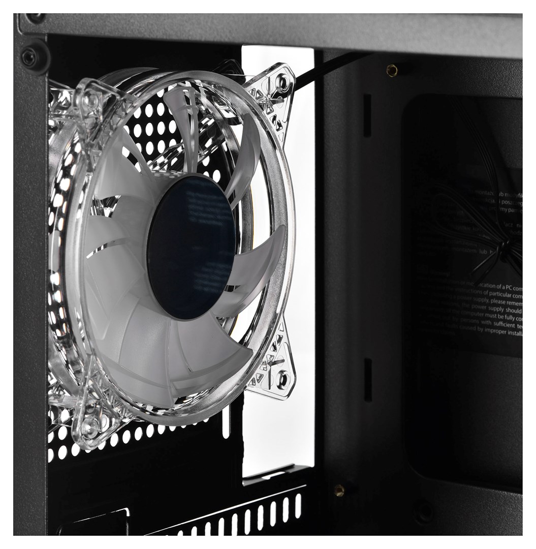 Kutia kompjuterike Logic Concept Atos, Micro ATX, ARGB, e zezë