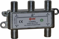 Ndarës sinjali CORAB 5-2400MHz, 4 dalje, Power Pass, argjendtë