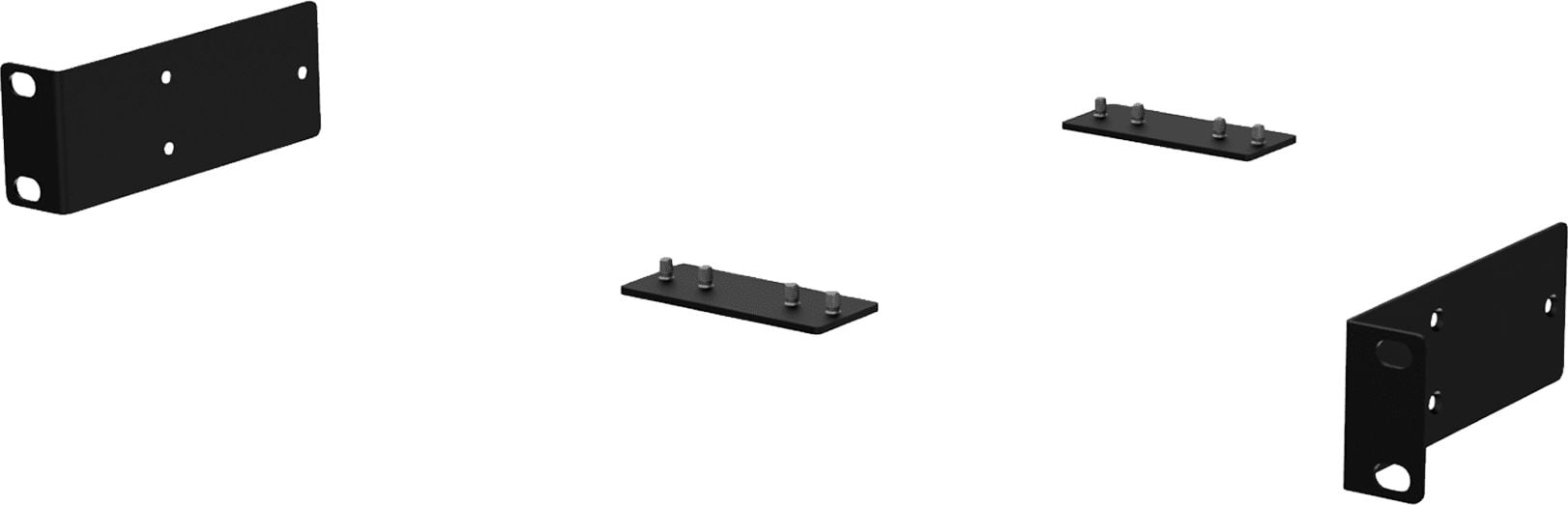 Aksesor rack AUDAC MBS310, për pajisje gjysmë rack, 1HE, i zi