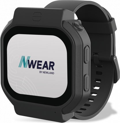 Orë industriale inteligjente Newland WD5, AMOLED 2.06", Android 13, IP67, e zezë