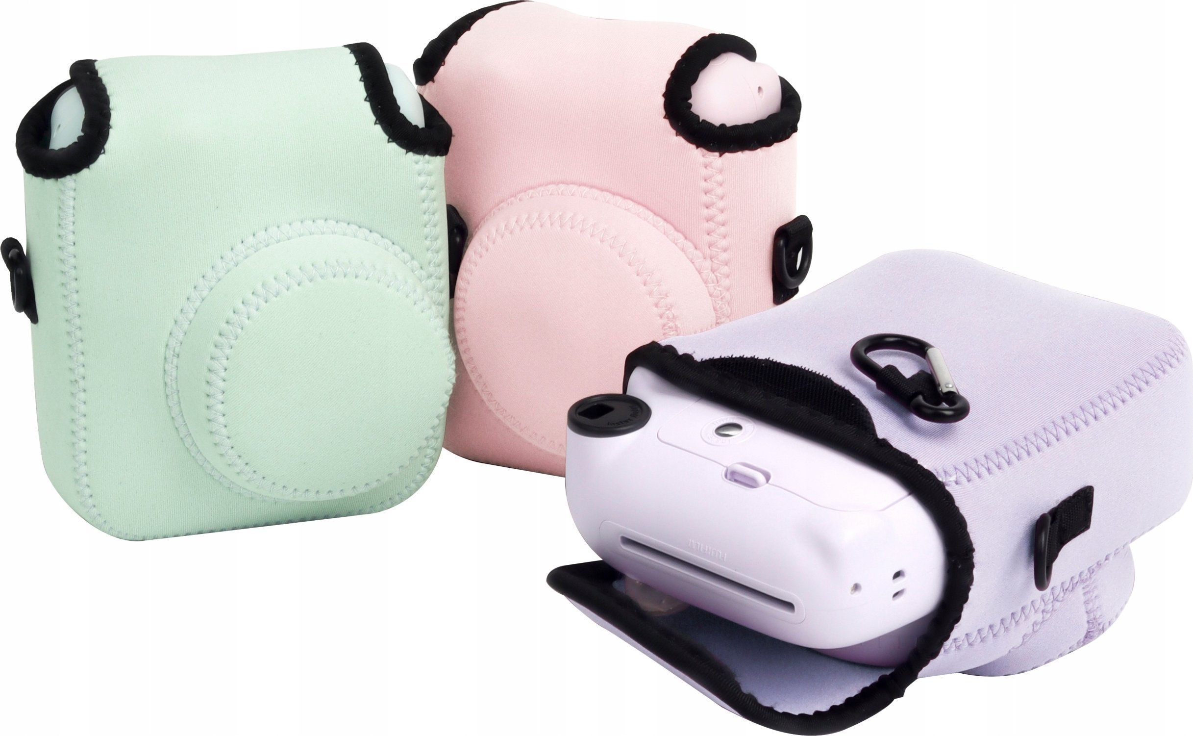 Mbulesë neopreni LoveInstant për Fujifilm Instax Mini 12, soft case, e gjelbër