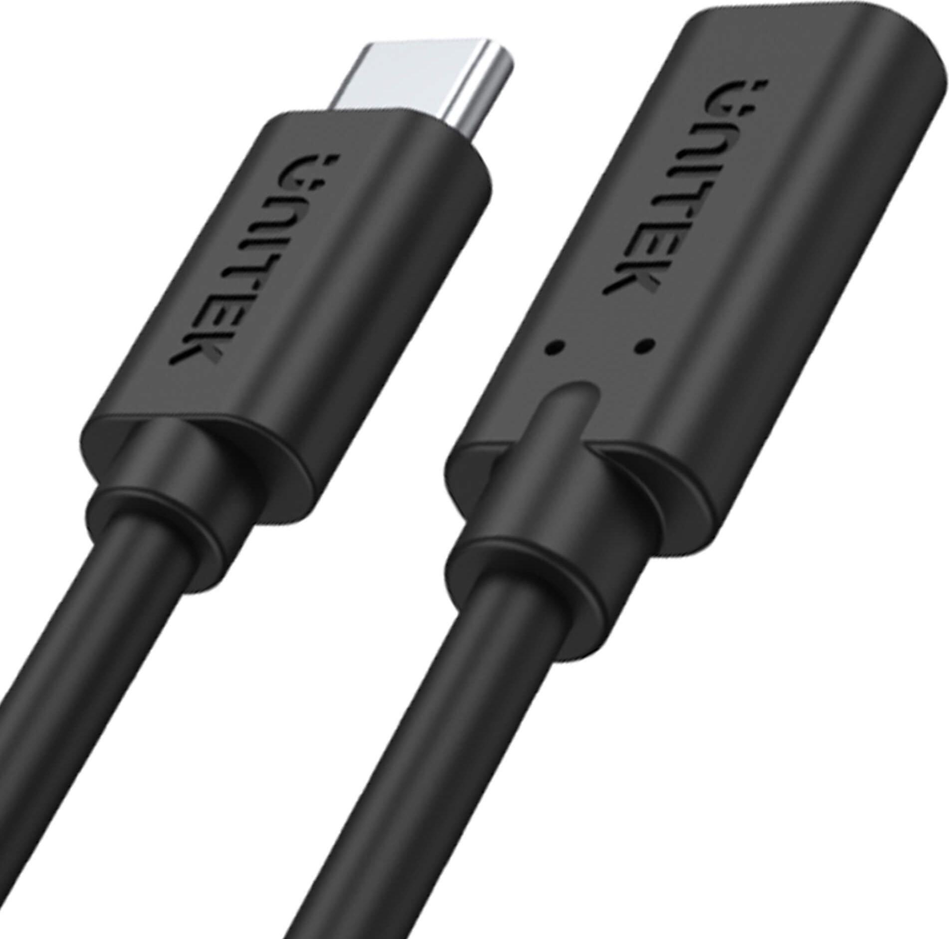 Kabllo USB Unitek C14086BK, USB C në USB C, 1 m, 100 W, i zi