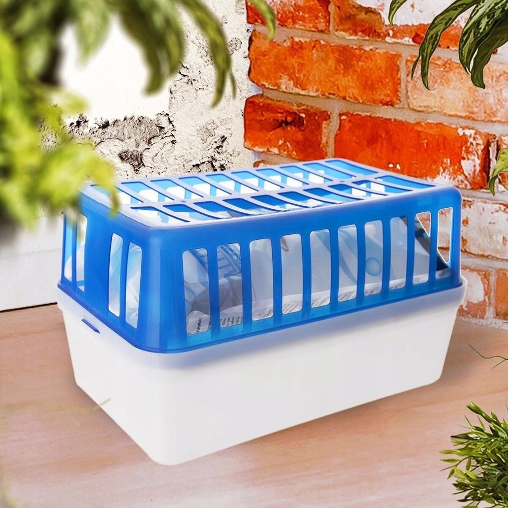 Absorbues lagështie Orion Effective, 1kg, për shtëpi dhe garazh, i bardhë