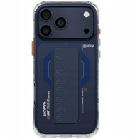 Mbulesë telefoni Skinarma Haxa për iPhone 17 Pro Max, magnetike, me stand dhe grip, blu