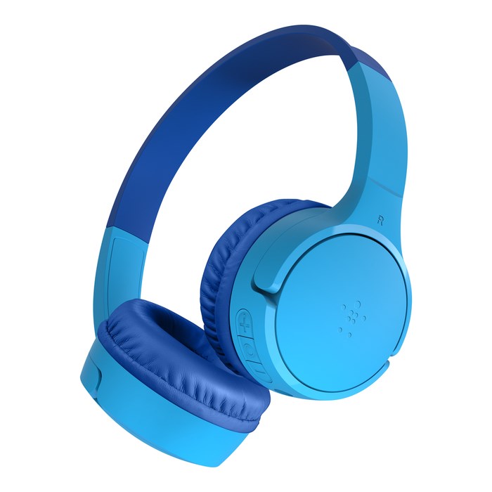 Kufje Belkin SoundForm Mini, Bluetooth, USB-C, të kaltra