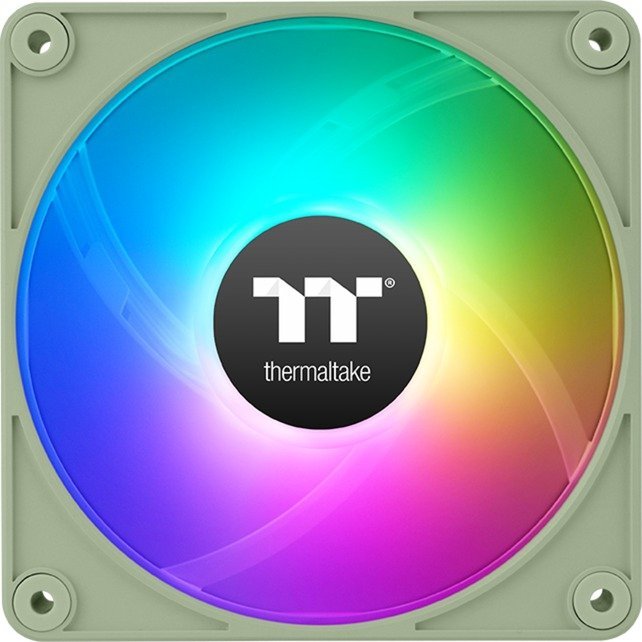 Вентилатор за PC Thermaltake CT120 EX Reverse ARGB, сет 3 парчиња, 120 mm, матча зелена