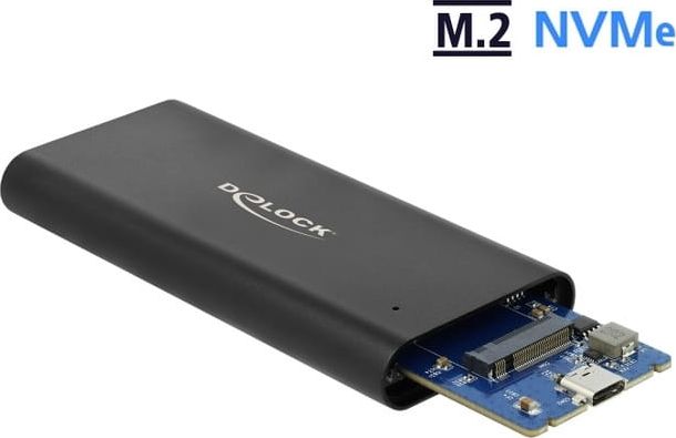 Delock M.2 NVMe PCIe SSD Куќиште, USB 3.1 Type-C